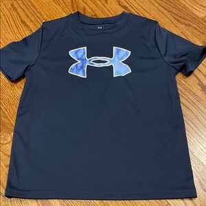 Under Armour Kids Dark Blue Short Sleeve Tee